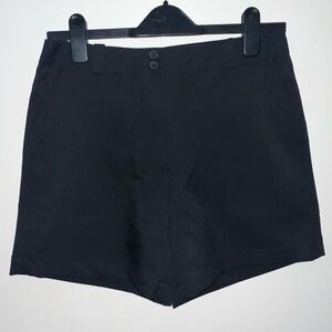 Nike NWT Golf Dri-FIT Women's Shorts Zip Flat Front Pockets Size 4 Black